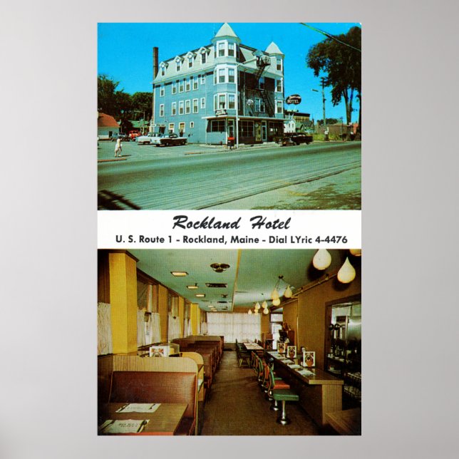 Rockland Hotel, vers 1950 Poster (Devant)