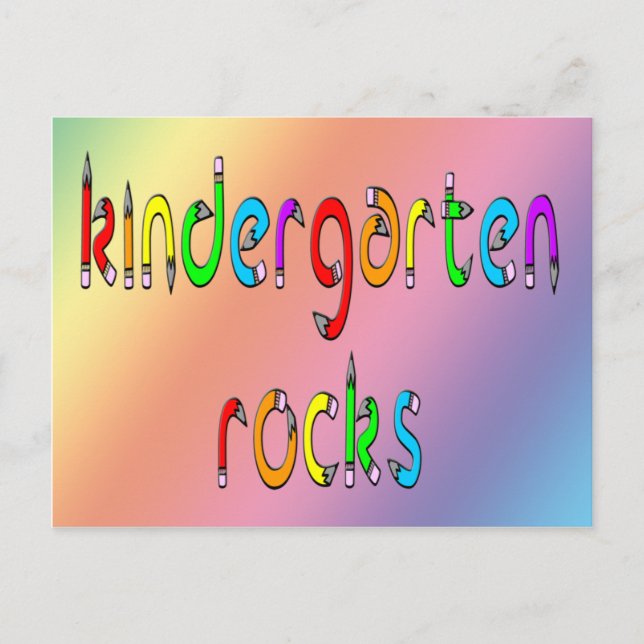 Rocks de jardin d'enfants - Cartes postales au cra (Devant)
