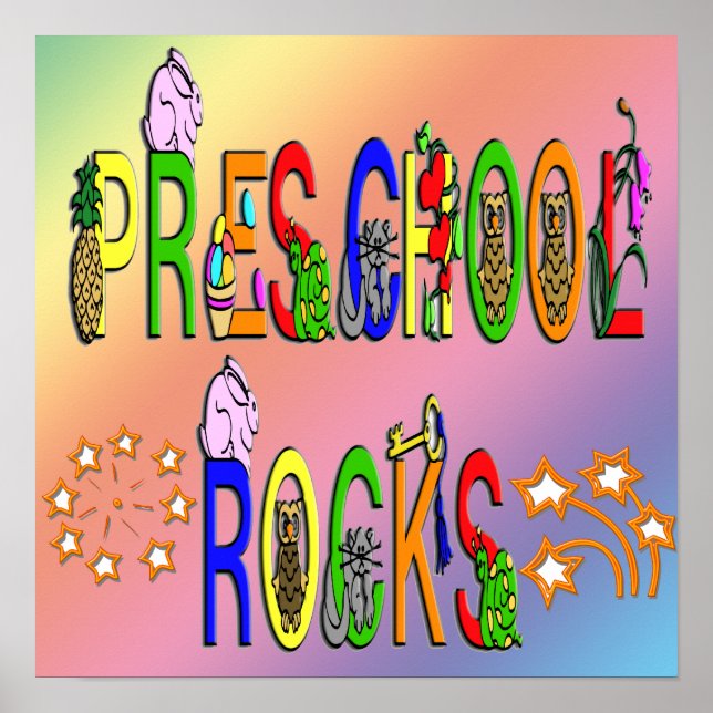 Rocks préscolaires - Poster des étoiles (Devant)