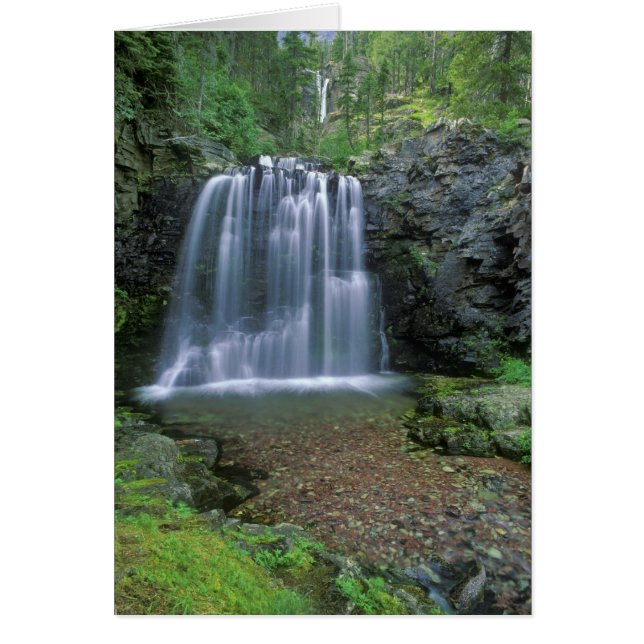 Rockwell Falls dans la vallée de Two Medicine de (Devant)