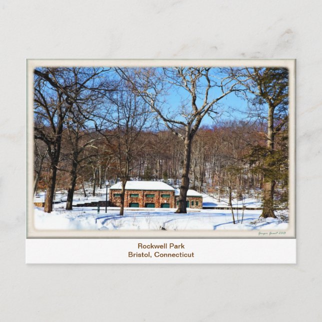 Rockwell Park, carte postale CT de Bristol (Devant)