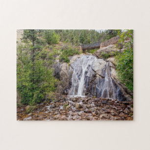 Rocky Helen Hunt Falls Jigsaw Puzzle