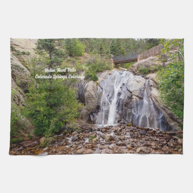 Rocky Helen Hunt Falls Serviette de cuisine (Horizontal)