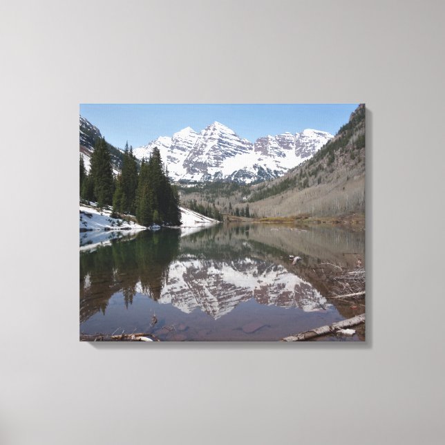 Rocky Mountain High Colorado Maroon Bells Toile (Recto)