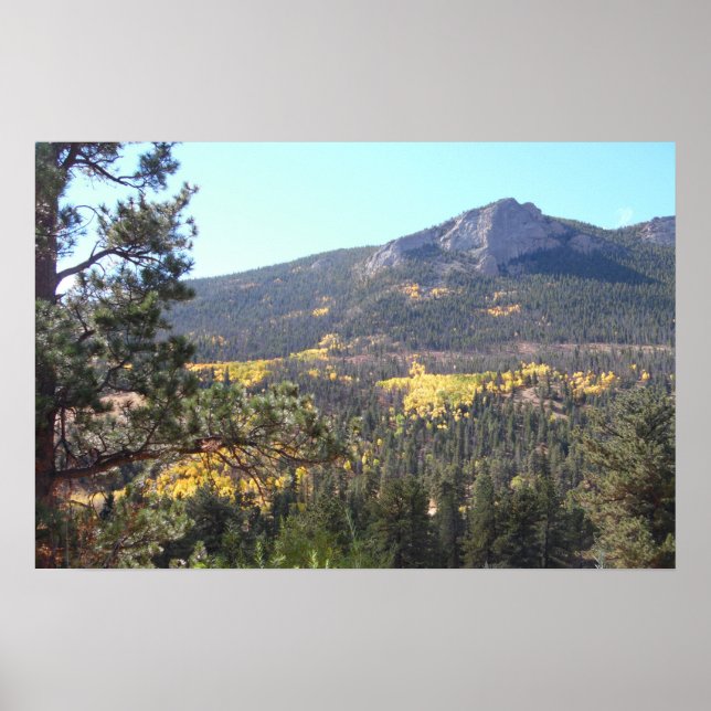 Rocky Mountain Paysage Photo Nature Wall Poster (Devant)