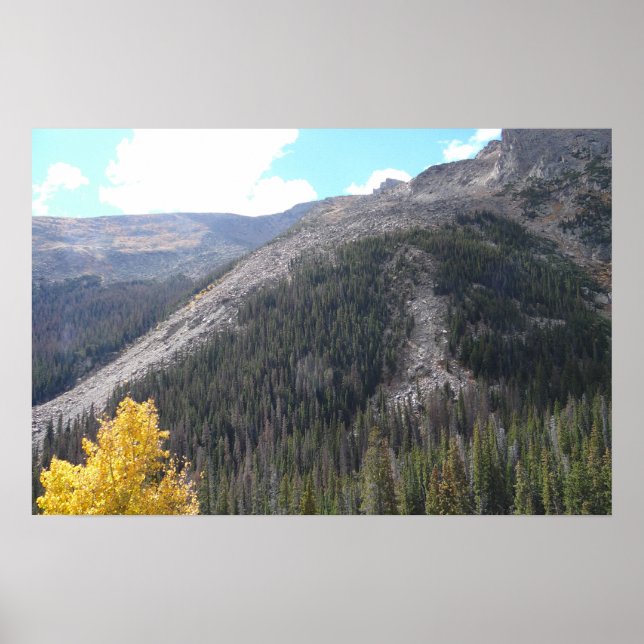 Rocky Mountain Paysage Photo Nature Wall Poster (Devant)