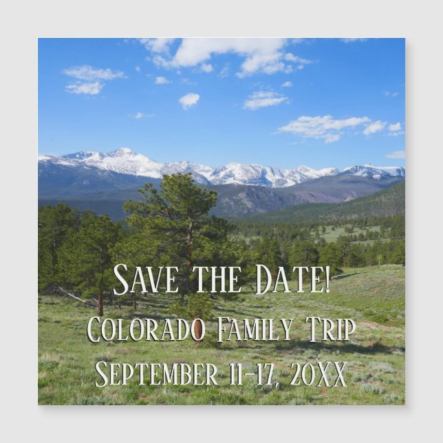 Rocky Mountain View Paysage Pittoresque (Devant)