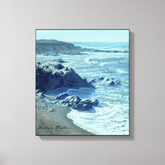 "Rocky Shoreline" Galerie Toile Enveloppée Imprime (Recto)