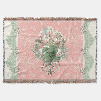 Rococo Canapé Lance Couvertures Polyester Coton
