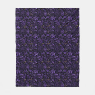 Rococo Realms : Couverture en polaire violet foncé