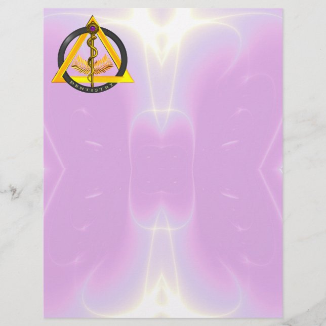 RODE DU SYMBOLE DE DENTISSE DENTISTE ASCLEPIUS (Devant)