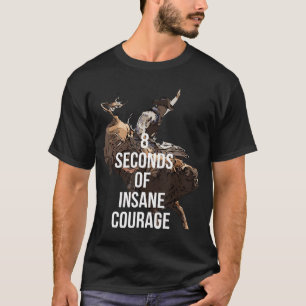 Rodeo Bull Rider 8 Secondes T-shirt