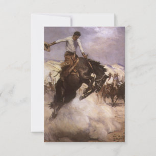 Rodeo Cowboy vintage, Breezy Riding par WHD Koerne