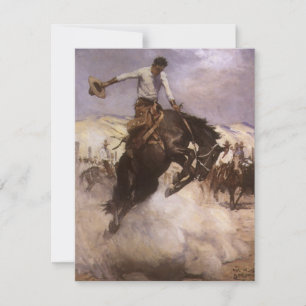 Rodeo Cowboy vintage, Breezy Riding par WHD Koerne