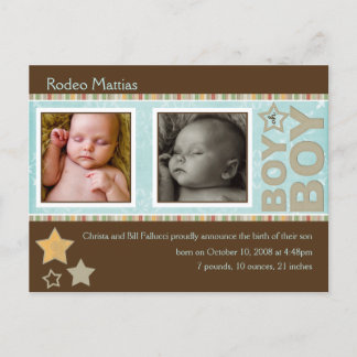Rodeo Mattias Faire-part de naissance
