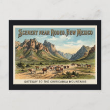 Rodéo, Nouveau-Mexique - Carte Postale Ancienne de