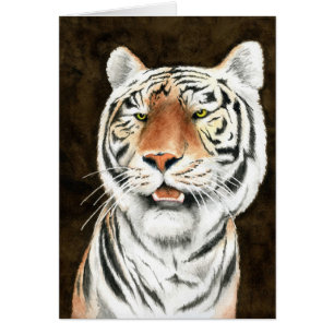 Rôdeur silencieux - carte de tigre