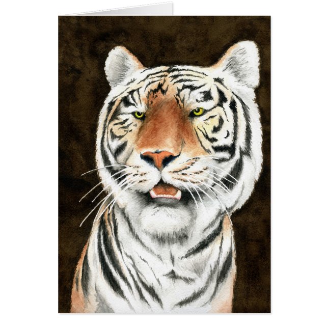 Rôdeur silencieux - carte de tigre (Devant)