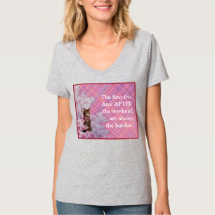 ROFL Chat Vintage sur T-Shirt en plaid rose person