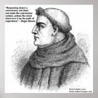 Roger Bacon "Experience Quote" Poster