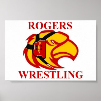 Rogers Hawkhead Wrestling Poster