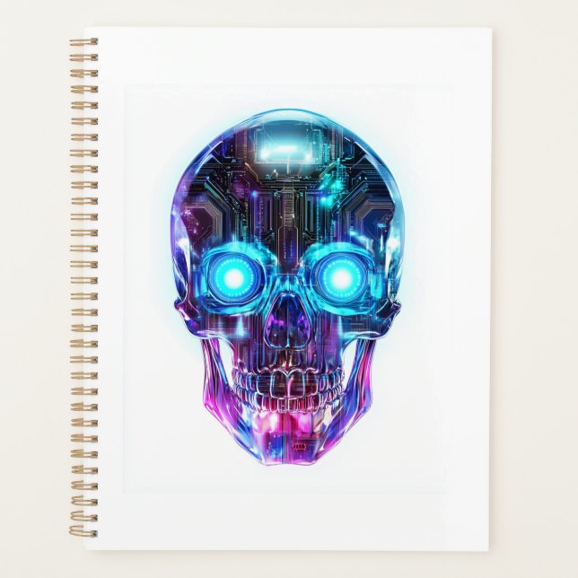 Roi Crâne Cyberpunk (Devant)