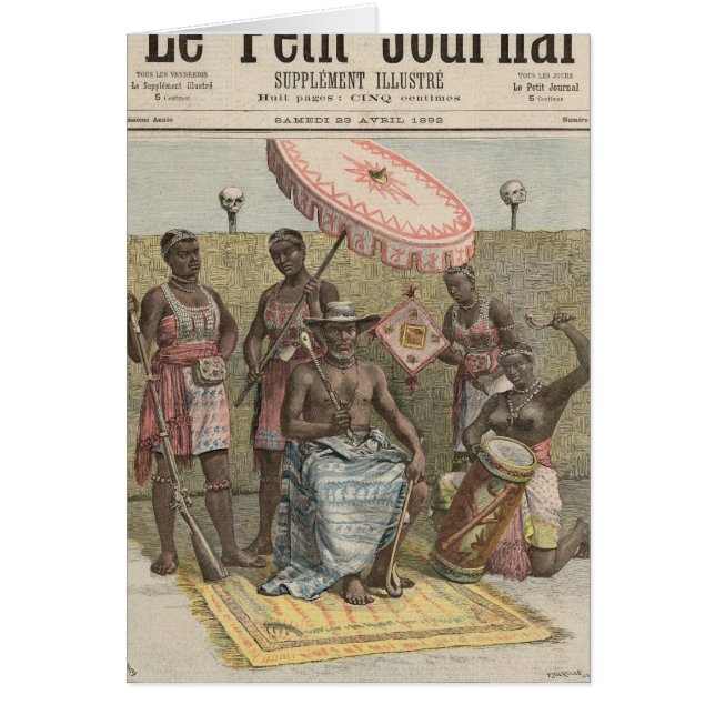Roi de Behanzin du Dahomey (Devant)