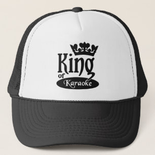 Roi de casquette de karaoke
