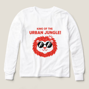 Roi de la Jungle Urbaine T-Shirt Lion Cool