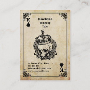 Roi de Pique - Carte de visite