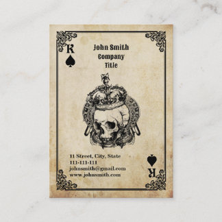 Roi de Pique - Carte de visite