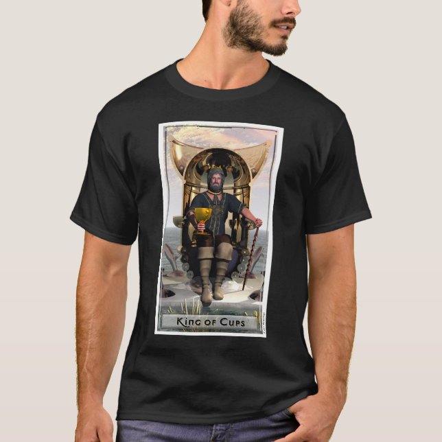 Roi de T-shirt d'obscurité de tasses (Devant)