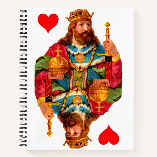Roi des Coeurs carnet de la Reine des Coeurs (Devant)