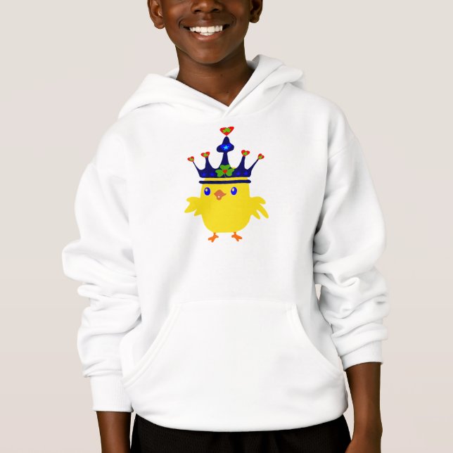 ♫ ♥ Roi d'Irlande Chicken Kids' Hilariary Sweat -  (Devant)