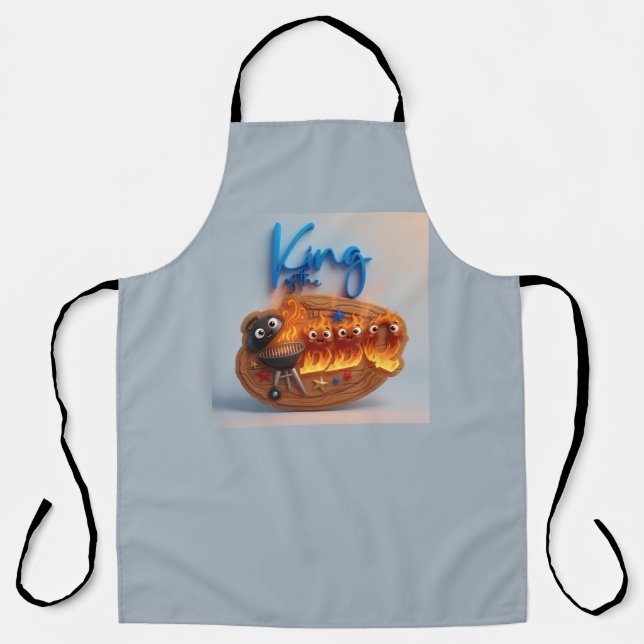 Roi du Barbecue Tablier de Grill Flamboyant pour H (Recto)