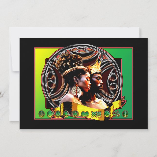 Roi et Reine Africains (Devant)