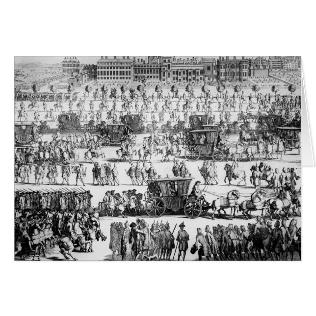 Roi George I procession au Palais Saint-Jacques (Devant horizontal)