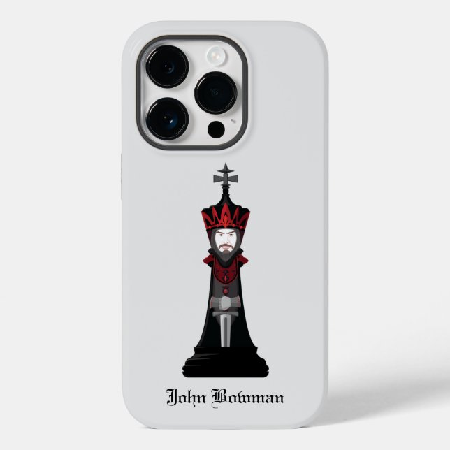 Roi Noir / Étui pour iPhone Case-Mate avec nom per (Verso)