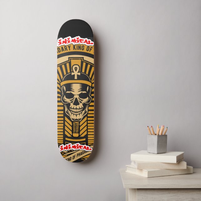 Roi Pharaon Inamical Skateboard (Art mural)