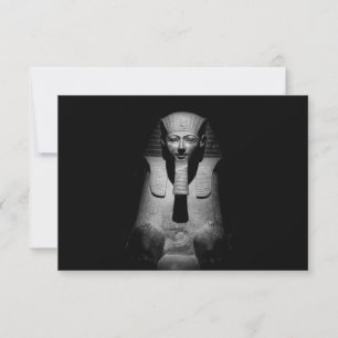Roi pharaon noir et blanc