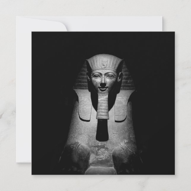Roi pharaon noir et blanc (Devant)
