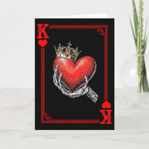 Roi Reine de cœur Carte à jouer Couple Corresponda