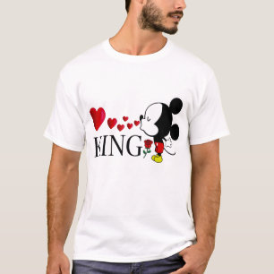 👑💖 Roi T-Shirt pour la Saint-Valentin pour Homme