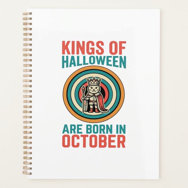 Rois d'Halloween octobre Anniversaire Vintage Shir (Devant)