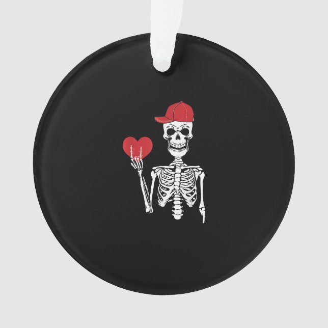 Roll Skeleton Mains Coeur Valentines Jour Crâne (devant)