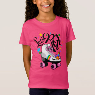 Roll Unicorn Roller t-shirt Roller pour les filles