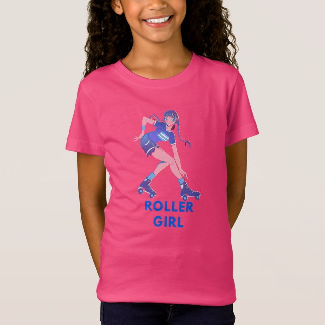 Roller Girl - T-shirt filles (Devant)