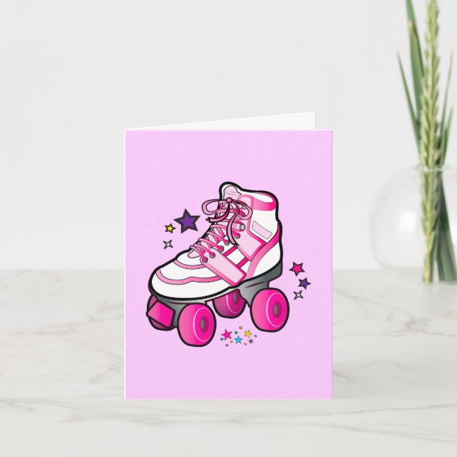 Roller Skate Merci d'être venu à la fête et cadeau (Devant)