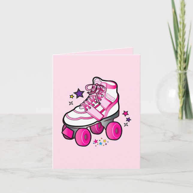 Roller Skate Merci d'être venu à la fête et cadeau (Devant)