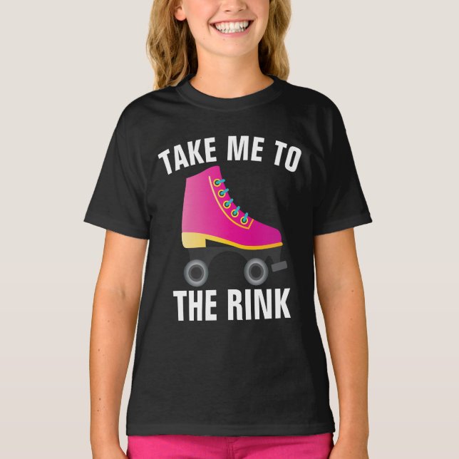 ROLLER SKATING RINK GIRLS T-SHIRTS (Devant)